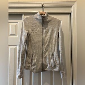 Grey Lululemon zip up NWT
